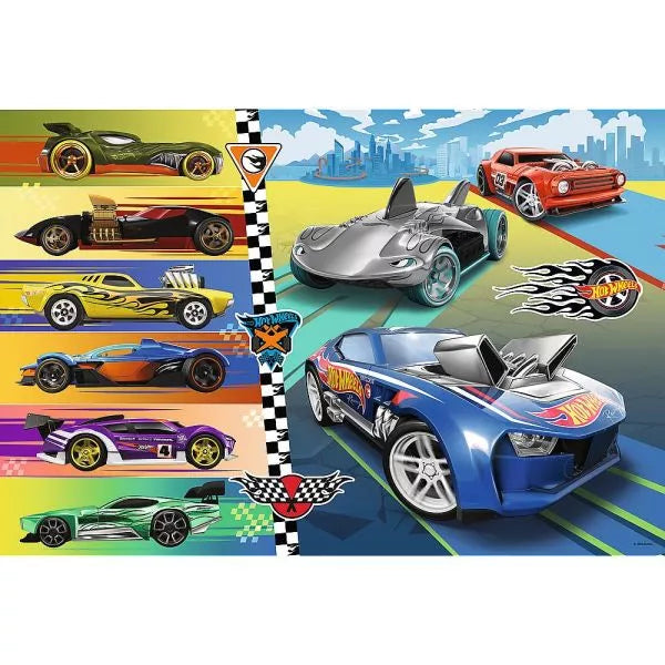 Puzzle da 24 Pezzi Maxi - Hot Wheels: Fast Hot Wheels