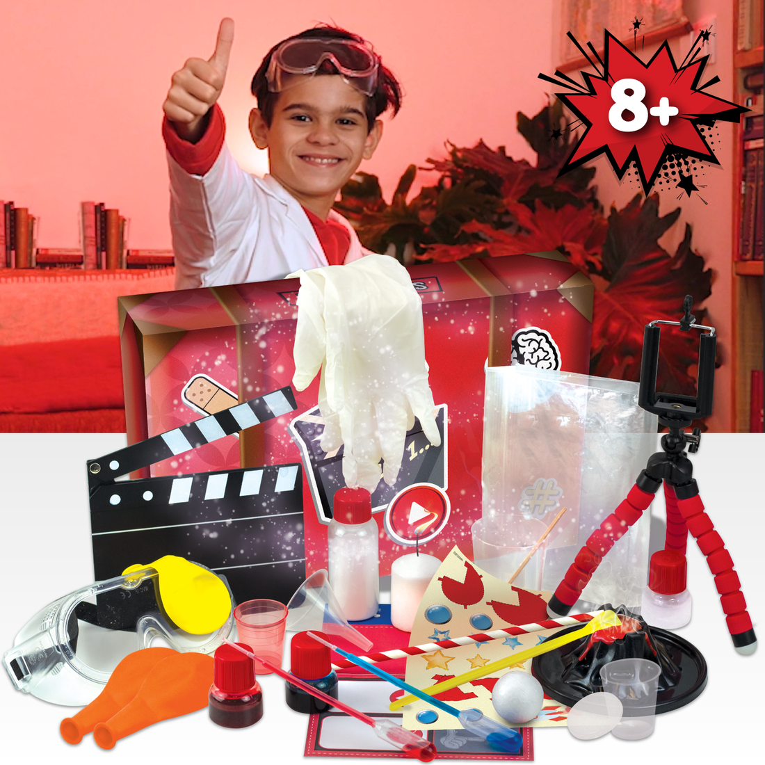 Studio Lab Be a Youtuber - Giocattolo, gioco per bambini (7 lingue: inglese/francese/tedesco/italiano/portoghese/spagnolo/olandese)